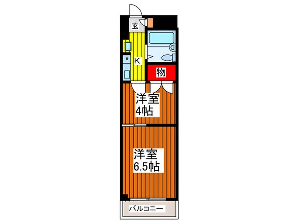 たいしん与野ハイツの物件間取画像